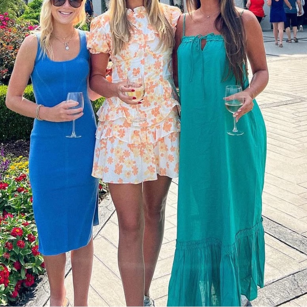 Sabo Skirt Floral Ruffle Dress